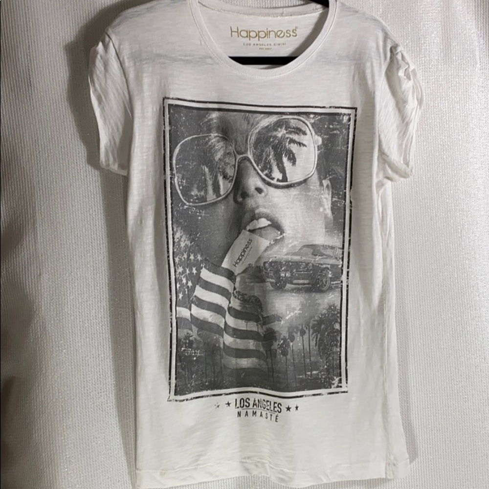 HAPPINESS LOS ANGELES-RIMINI GRAPHIC TEE